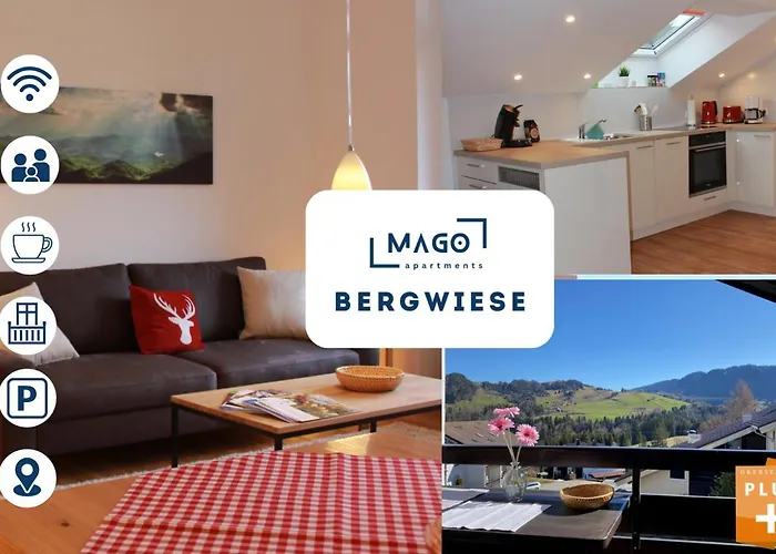 Bergwiese Mit Oberstaufen Plus Karte